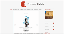 Desktop Screenshot of editions-alcide.com